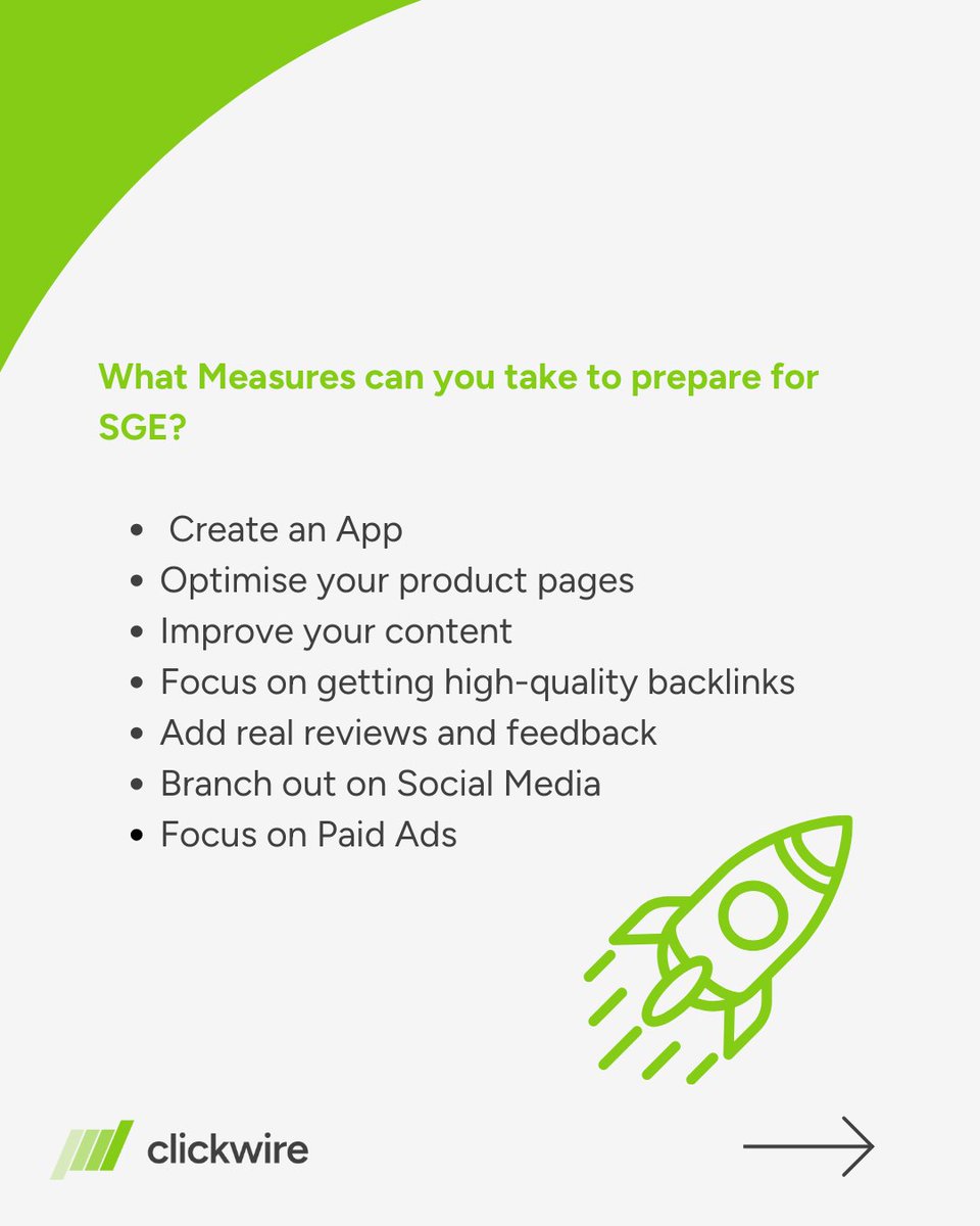 Clickwire_io's tweet photo. How Could #SGE Impact Affiliate Marketers? 📉🔎

🔺 #zeroclick searches will increase
🔺 #paidads will dominate
🔺 Thin content will be invisible
🔺 Follow-up function could impact #keywordresearch
🔺 Space on the #SERP will shrink
🔺 No SGE tracking

👉 https://t.co/IbjUWcDTB0 https://t.co/QymwZOLsuH