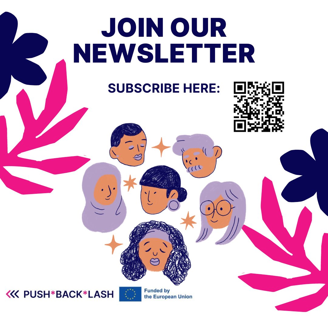 PushBackLash's tweet photo. 📢 Sign up now for updates on our EU-funded project & dive into the latest research on gender equality, countering anti-gender rhetoric & strengthening democracy. Subscribe here 👉 https://t.co/GpPnPsZCT0
#PushBackLash #Newsletter #GenderEquality #Democracy #EUResearch https://t.co/plNGMRjqlQ