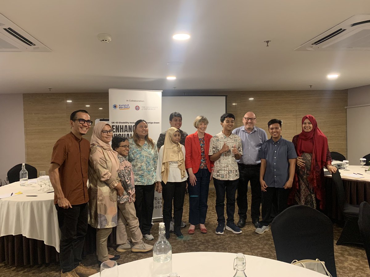 One of the best things about my job is meeting blind and low vision students across the world. What a joy meeting this group of students from Jakarta.