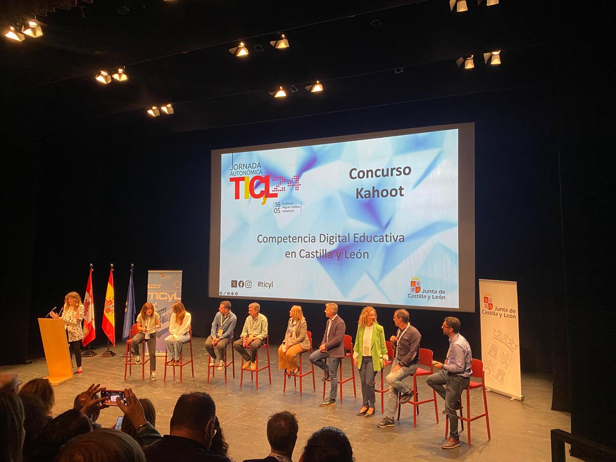 Realizamos un @Kahoot sobre la competencia digital educativa en Castilla y León, organizado por la Red de Formación Permanente del Profesorado. #TICYL24 #COMPDIGEDU @educacyl #ticyl