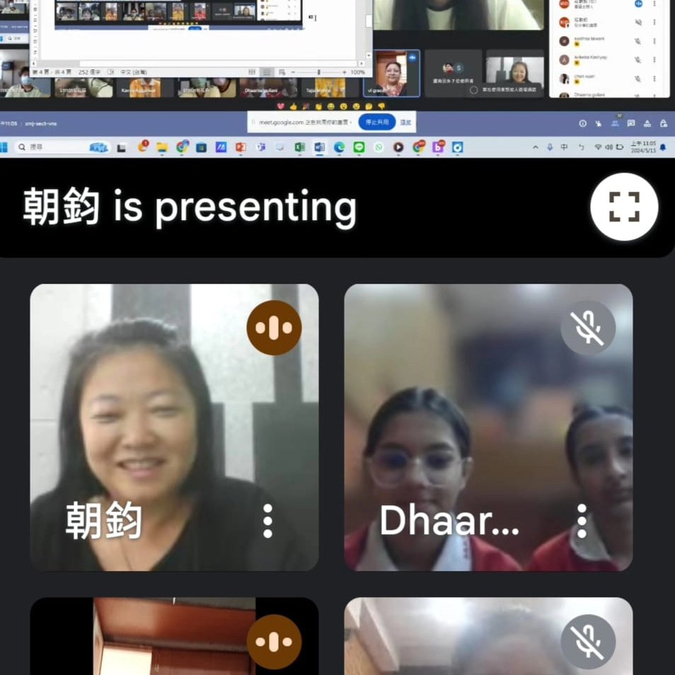 MAPS' Commerce students virtually teamed up with Cheng Yi Senior High School in Taiwan for an exciting MysterySkype session. The virtual meetup showcased vibrant presentations on cultural heritage and monuments from both India and Taiwan.
