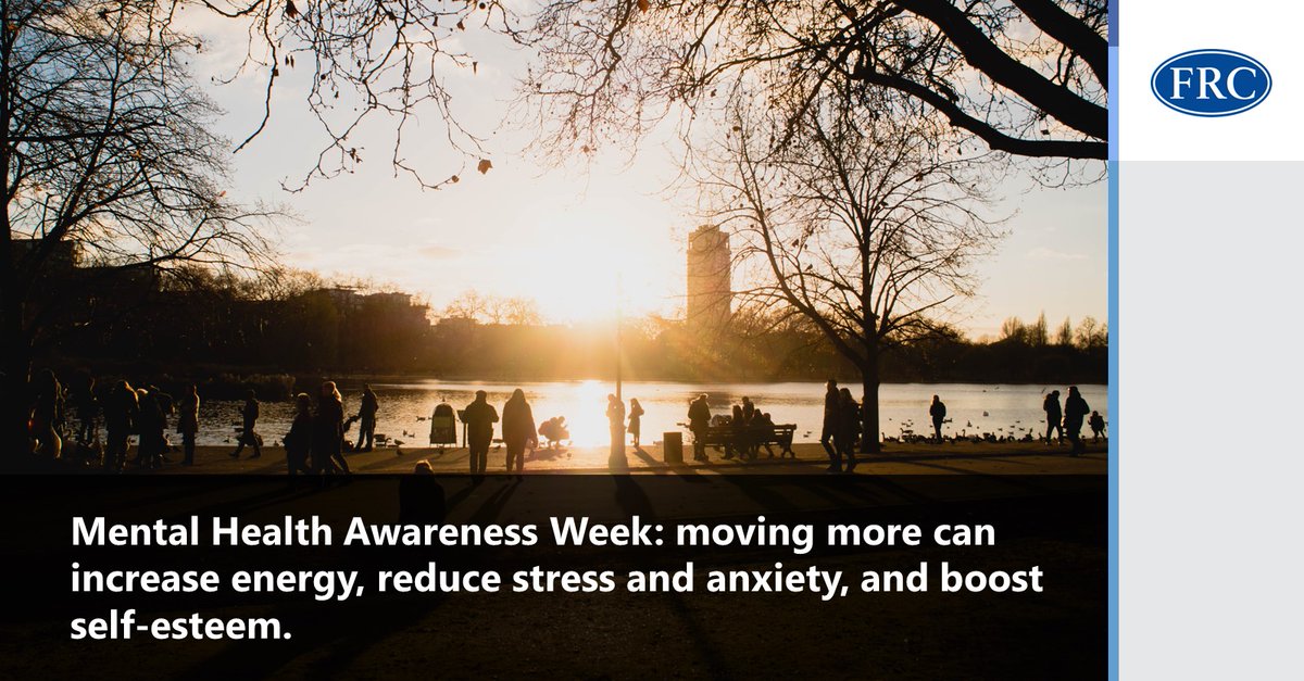 It’s #MentalHealthAwarenessWeek & this year’s theme is movement: moving more for our mental health. The FRC offers benefits to support our colleagues’ wellbeing, including a Mental Health First Aider group, Help@Hand from Unum, hybrid working, training & volunteering.