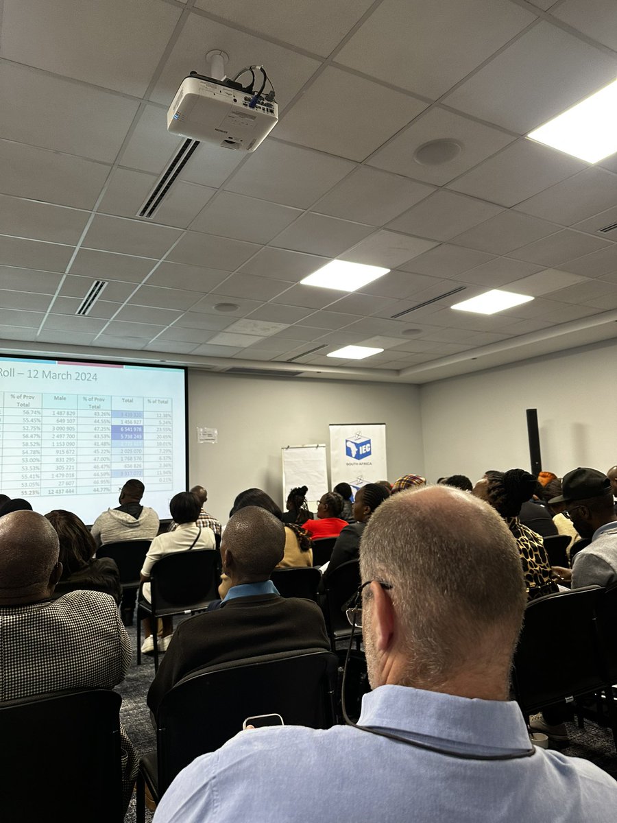 Our team is attending the @IECSouthAfrica Briefing of domestic observers for 2024 National and Provincial Elections. We are looking forward to working with the @IECSouthAfrica and other state entities in the promotion and protection of the right to vote. #Right2Protest