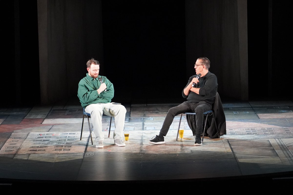 Many audience members stayed last night for our post show Q&A with @nazirafzal , former Chief Executive of the country’s Police & Crime Commissioners, who joined @jacobfreeeman to give the audience a chance to discuss some of the issues raised by #Punch.