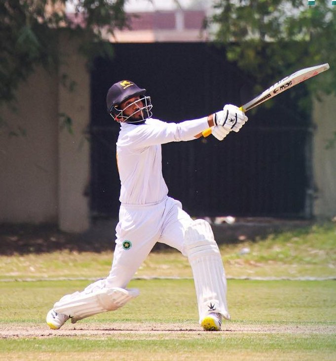 Wicketkeeper Batter @iamharis63 scored 63 of 50 balls with 10 fours and 2 sixes for Karwan Pakistan against Pak-Saudi International in President's Trophy Grade II Tournament 🏏