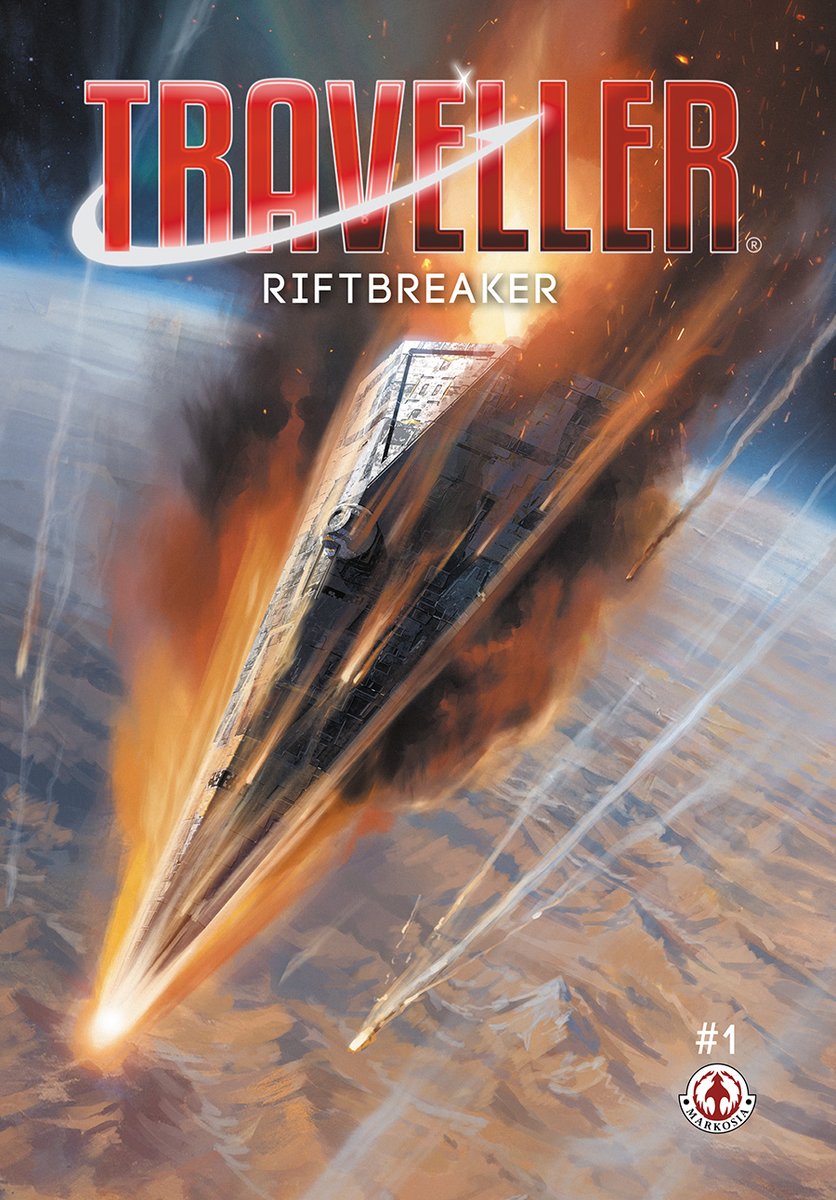 Coming June 21st in prestige format print and digital editions from Markosia, in association with @MongoosePub : Traveller: Riftbreaker #1