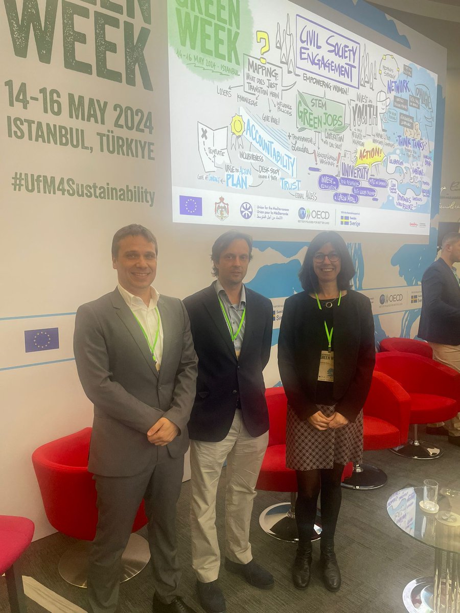 Great days in the #MedGreenWeek, discussing how to face some critical issues of the #Mediterranean region through #research and #innovation.

➡️ Climate change, biodiversity loss, sustainable development and other big challenges.

Thanks for the opportunity! 👏🏻