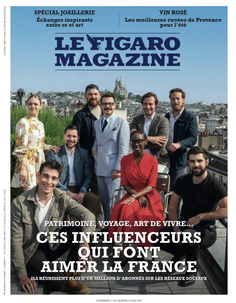 Une du <a href="/FigaroMagazine_/">Le Figaro Magazine</a> avec <a href="/Le_Figaro/">Le Figaro</a> de ce week end