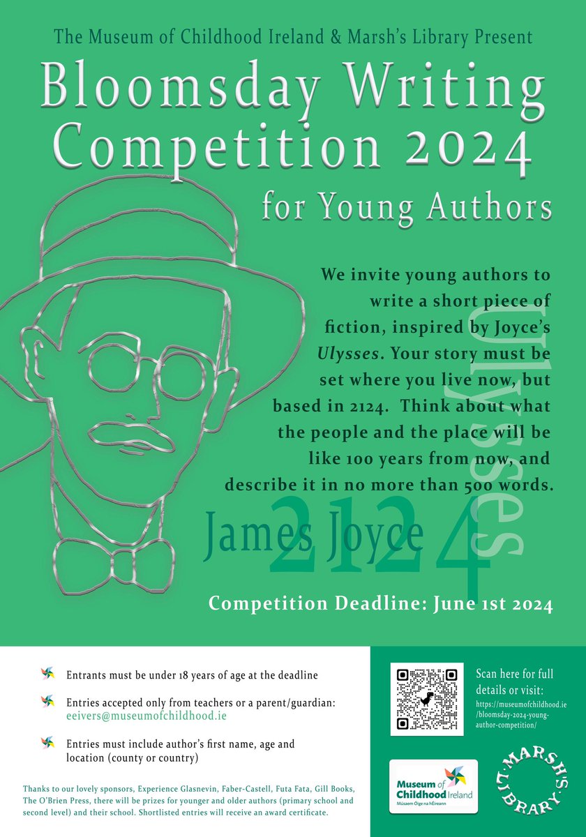 2/2🌟We're thrilled to welcome acclaimed author Ciarán Collins to our judging panel📝🎉With his internationally celebrated debut novel 'The Gamal'& Rooney Prize for Irish Literature among his accolades,he brings a wealth of literary expertise to the table!📚#Bloomsday2024 #Joyce