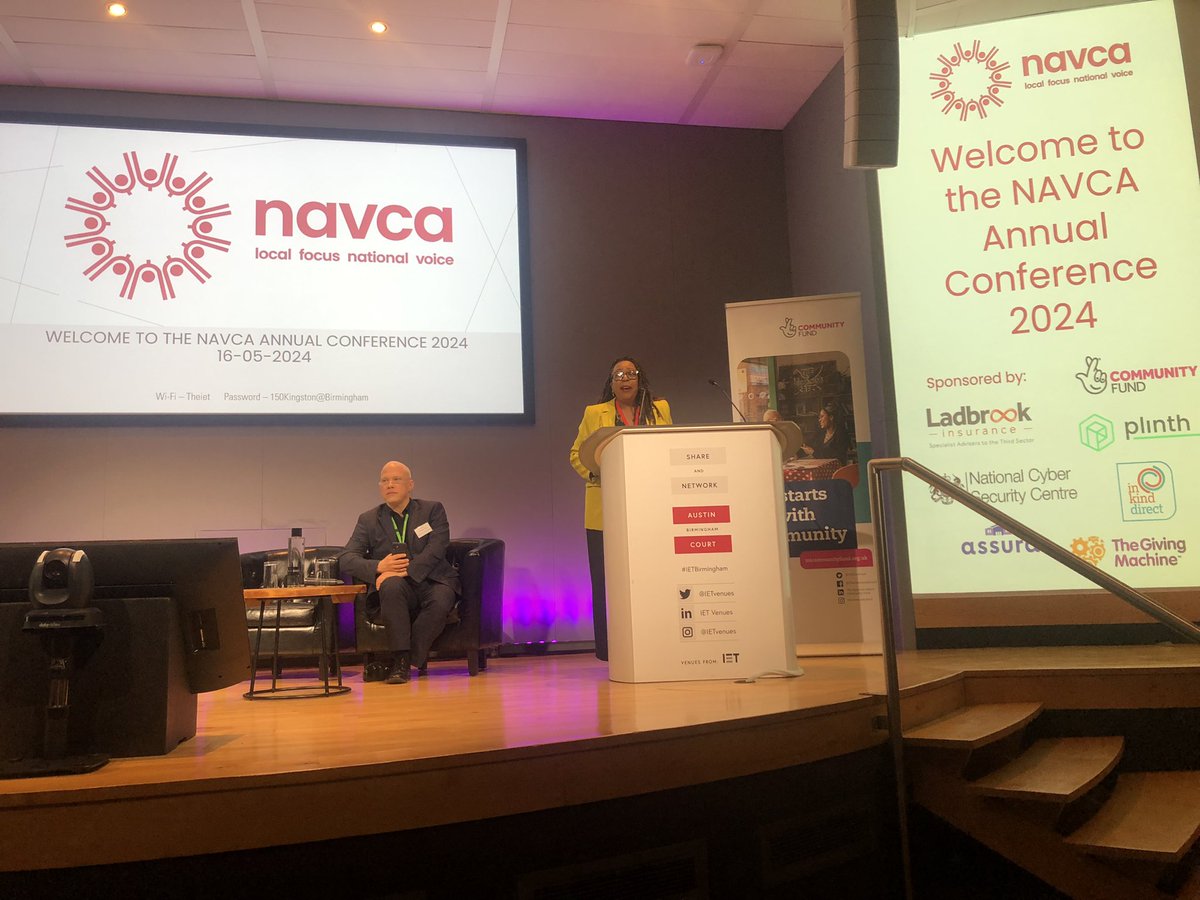 We’re here at @NAVCA Annual Conference today - NAVCA chair Sandra Meadows setting the scene for the day!