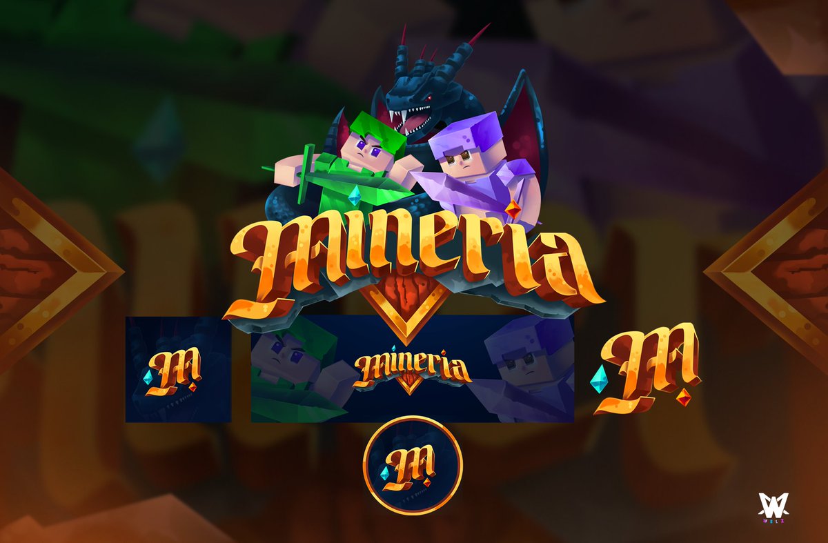 New Game Logo for Mineria 🟧

📭Commission : DM or Discord  
WelzDesign ©