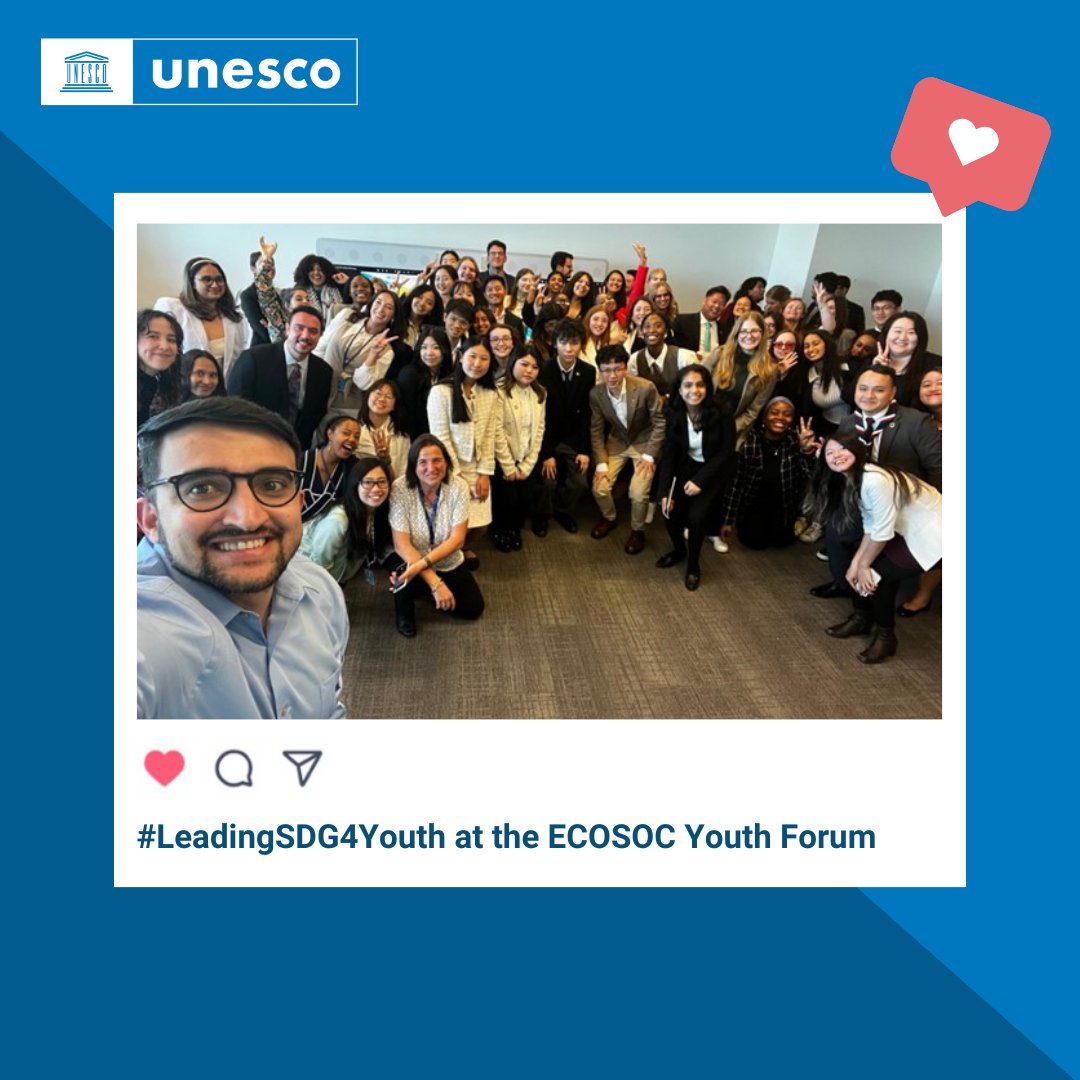 #LeadingSDG4Youth at the #ECOSOC Youth Forum sparked intergenerational talks on youth-led solutions to pressing global issues, paving the way for the #SummitOfTheFuture.

➡️ Read more here: unesco.org/sdg4education2…