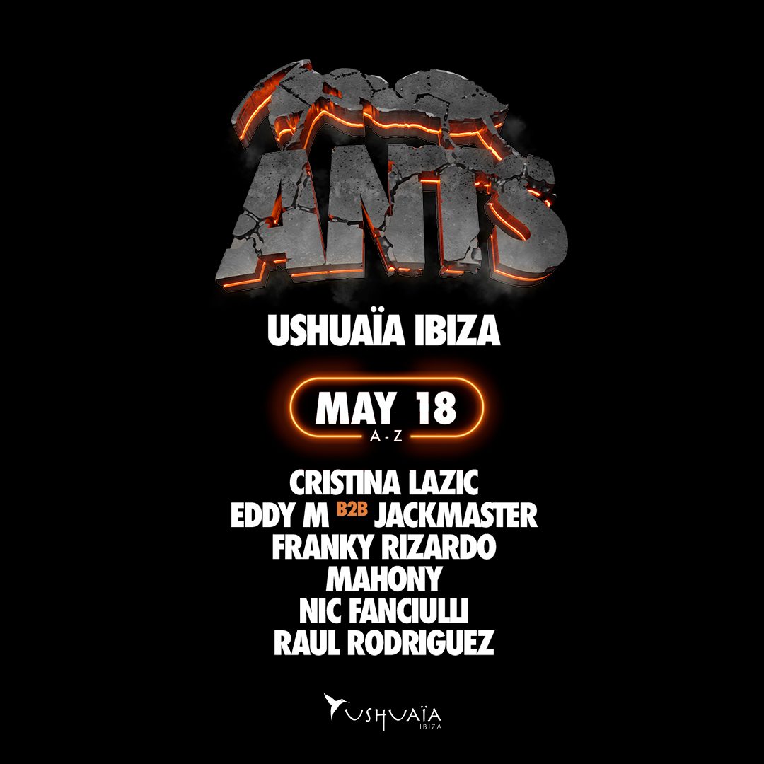 Este sábado 18 de mayo desde las 15h en @ushuaiaibiza: @UNITEDANTS con @nicfanciulli, @FrankyRizardo, Eddy M b2b @jackmaster, Mahony y @DjUshuaiaRaul. Info y entradas: theushuaiaexperience.com/en/club/events…