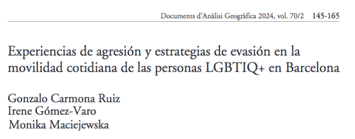 Gonzalo Carmona, @irenitayyo i @MonikaWiktoriaM de @Geografia_UAB i @gemottuab firmen aquest article a la revista 'Documents d'Anàlisi Geogràfica' @DAG_UAB_UdG. dag.revista.uab.cat/article/view/v…