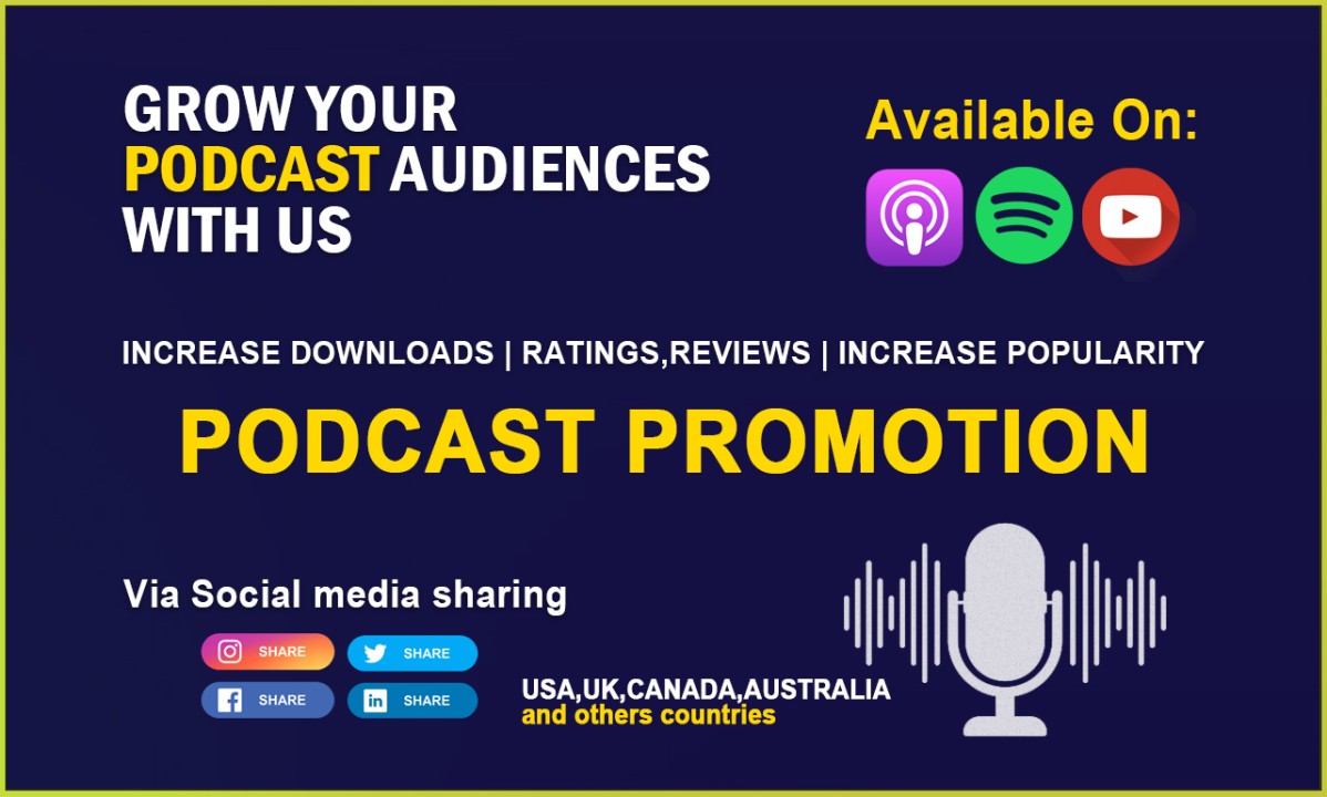 LeadCastPro's tweet image. Do you want to promote your podcast to increase downloads organically? 
Contact me...
OR ORDER NOW UPWORK:
cutt.ly/nervs8y3

#podcast #podcastpromot #Downloads #spotify #applepodcasts #podcastmarkeging #podcastpromotion #itunes