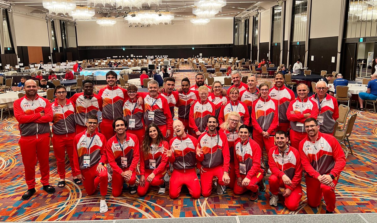 2⃣0⃣ atletas españoles 🇪🇸 participan desde mañana en el Campeonato del Mundo de Atletismo Paralímpico en Kobe 🇯🇵 en busca de plaza para #Paris2024 📅17-25 mayo ¡Vamos #TeamEsp! 👉 paralimpicos.es/noticias/veint…