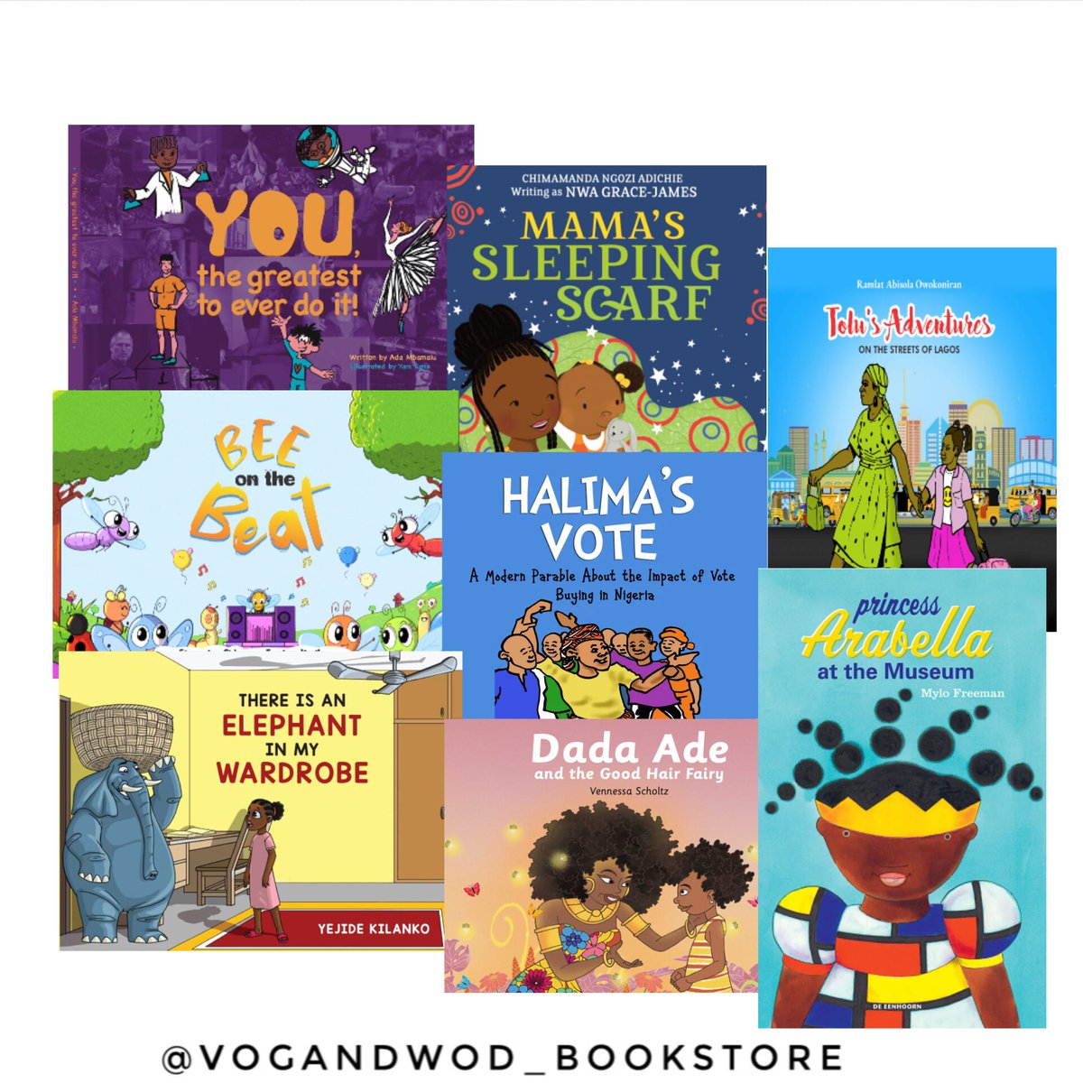 Children reading books

5+
.
.
.

#vogandwodbooks
#vogandwodbookstore
#ikejabookshop
#bookstoresinlagos
#books
#childrenbooks
#childrenbestseller
#businessbook
#bestsellerbook
#educationaltoys
#motivationalbooks
#fiction
#nonfiction
#nigerianwriter
#teenagebooks
#readlearnknowgo