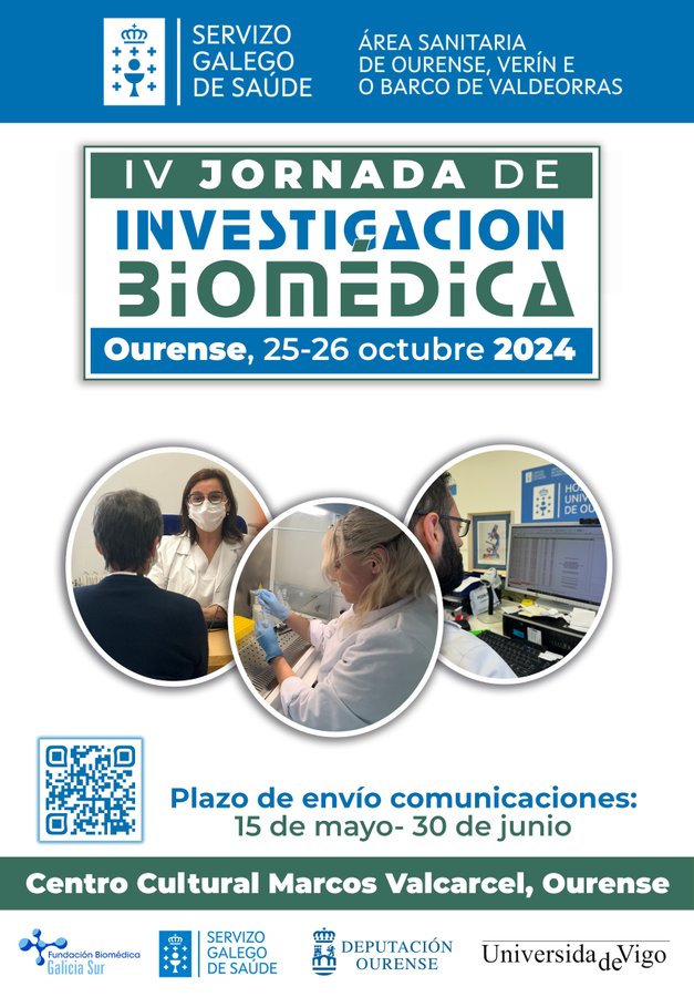 Para los sanitarios investigadores de Ourense. 📢 ATENCIÓN: Premios para el mejor proyecto (10,000 €) y mejor comunicación no publicada (3,000 €) para investigadores jóvenes. 🌟 Consulta las bases en ivjibo.fundacionbiomedica.es 🏆 #Investigación #Ourense #Premios #Ciencia