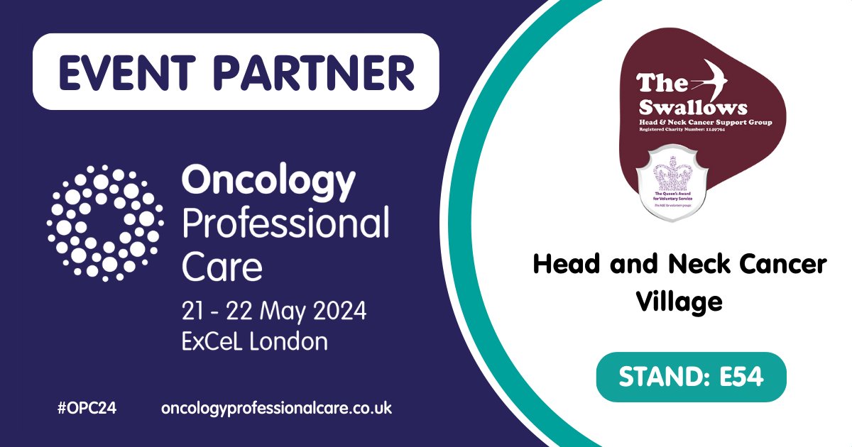 @swallowsgroup (@swallowsgroup) on Twitter photo Come and visit our stand <a href="/oncology_care/">Oncology Professional Care</a> in the Head & Neck Cancer Village E54 #OPC24 Come and visit our stand <a href="/oncology_care/">Oncology Professional Care</a> in the Head & Neck Cancer Village E54 #OPC24