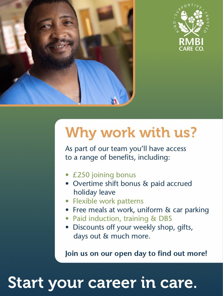 A date for your diary: We are a local care home in Chislehurst – Prince George Duke of Kent Court, and we are holding a recruitment open day in June, we’d love to see you there.