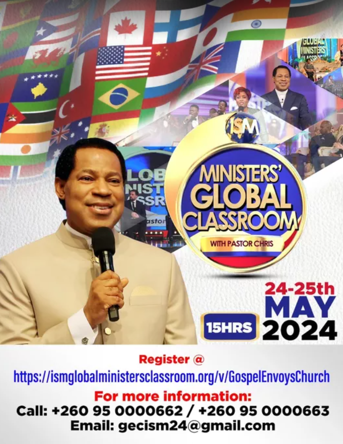 The ISM Global Ministers’ Classroom with Pastor Chris is a special time of prayer, fellowship and inspiration for greater ministry effectiveness and impact in these last days! Spread the news everywhere! #GMC2024