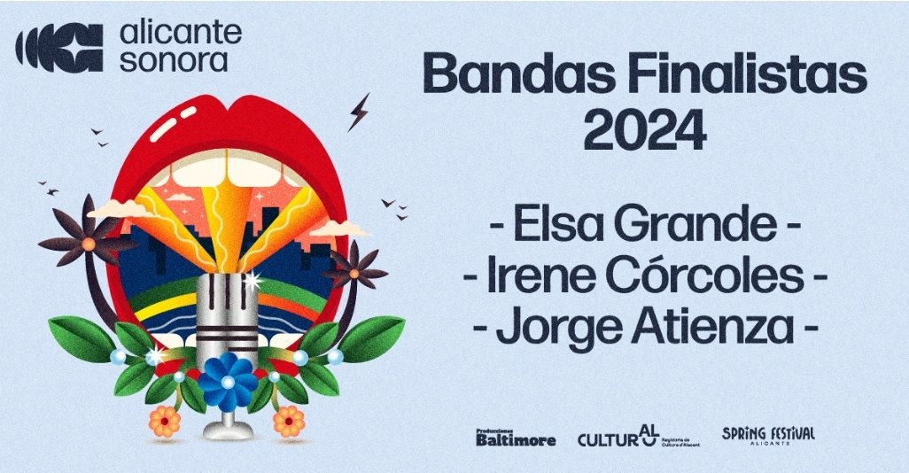 El próximo sábado a partir de las 11.00h.  Tendrá lugar la final de #Alicantesonora @SpringAlc  en el escenario de la  Concha de la Explanada de #Alicante @ProdsBaltimore  #musicaendirecto #músicaendirecto