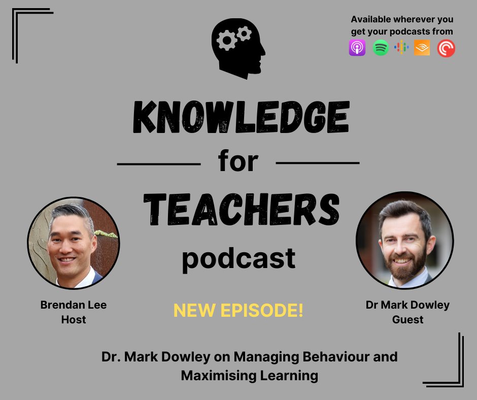 LATEST EPISODE In this chat, @coachdowley discusses 10 important principles for classroom management, including the idea that behavior is a curriculum & the importance of mastering one’s own behavior to influence others. Listen here👇 learnwithlee.net/kft-markdowley/