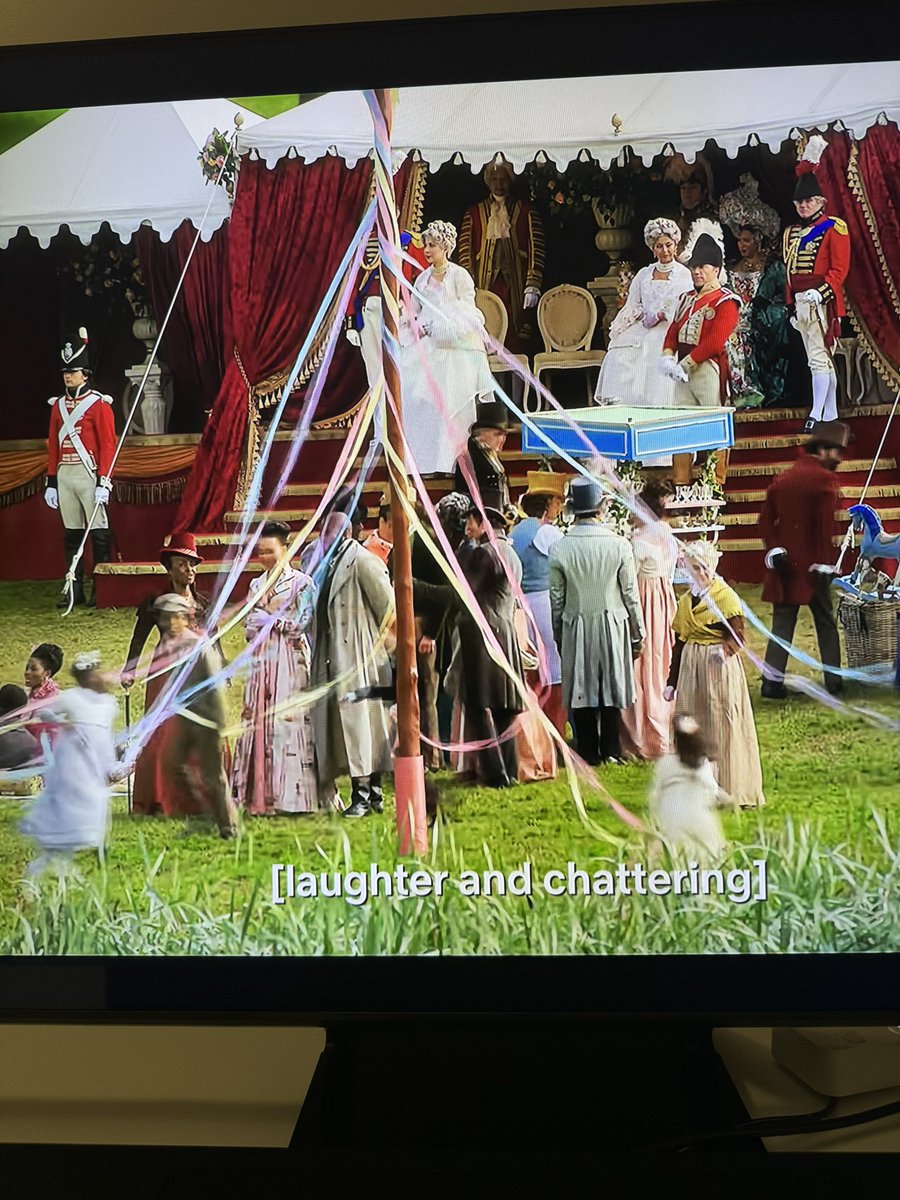 a maypole !!!! henry fox cameo !!! #BRIDGERTON