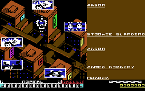 Big #C64 Disappointments – No.18 Judge Dredd Turning one of the greatest comic-book characters of the 80s into this hunk of junk is pure vandalism. Grating sound, garish graphics, a main sprite that looks nothing like Dredd & ultra-tedious gameplay. Criminal.