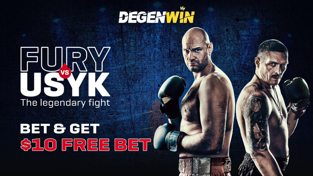 🥊 👊 Don't miss out on the ultimate showdown! 🥊👊

Get into the most anticipated fight of the year! Make a Single Pre-match bet of $20+ on the Fury vs. Usyk fight in the Winner's market to receive a $10 Free Bet. Use your reward to place bets on Boxing or MMA within 7 days.