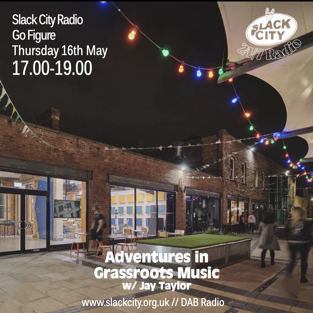 🛎️ NEW SHOW ALERT 🛎️ ‘Adventures in Grassroots Music’ with @showbody airs today @ 17.00-19.00 on Slack City Radio - recorded at Manchester’s @lowfourstudio Jay Taylor chats with Simon Butcher @Alberthallmcr with sounds & stories from the grassroots live music frontline.