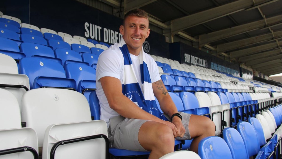 Nobody at Hartlepool United recorded more interceptions than David Ferguson last season – 2️⃣0️⃣9️⃣

Pleased to have him tied down, Poolies? 🔒

📸 @Official_HUFC 

#TheVanarama | @TheVanaramaNL