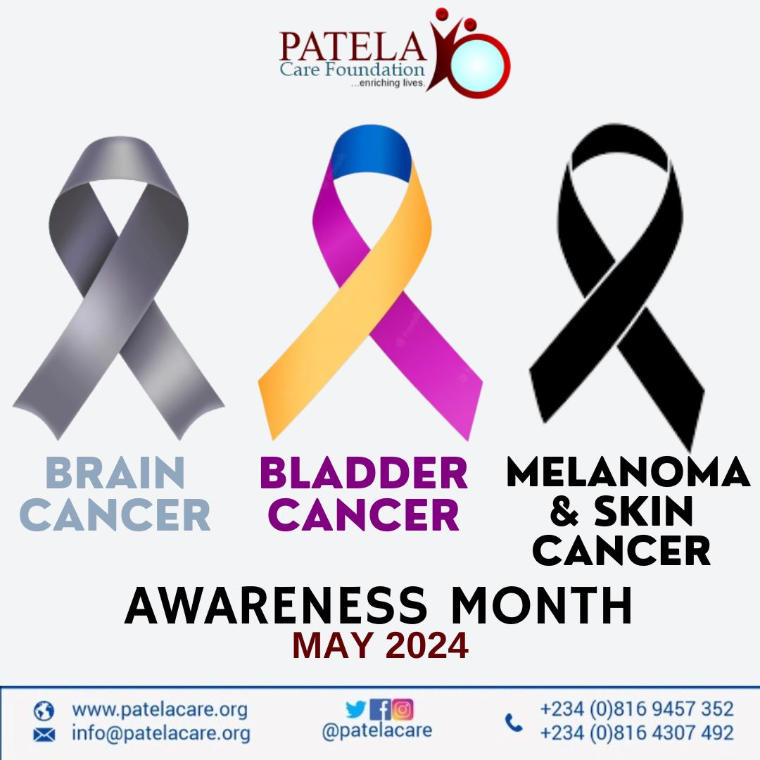 #BrainCancerAwarenessMonth2024

#BladderCancerAwarenessMonth2024

#MelanomaAndSkinCancerAwarenessMonth2024

#ObserveRecommendedScreeningByAgeAndGender
#BeSymptomsAware
#EarlyDetectionSavesLives
#AccurateDiagnosisPromptEffectiveTreatmentSavesLives

#GlobalHealth #HealthEquity