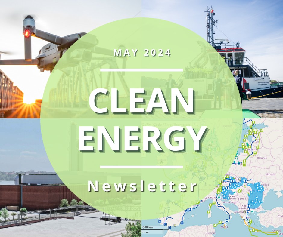 📬The May edition of the #CleanEnergy newsletter is out with

💶€180 million of funding by #HorizonEU
🏆#EUSEW2024 awards voting
🎂10 years anniversary of #EMFAF programme
📗News and stories from our projects #CEFEnergy #InnovationFund
 
👉ec.europa.eu/newsroom/cinea…
 
 #EUGreenDeal