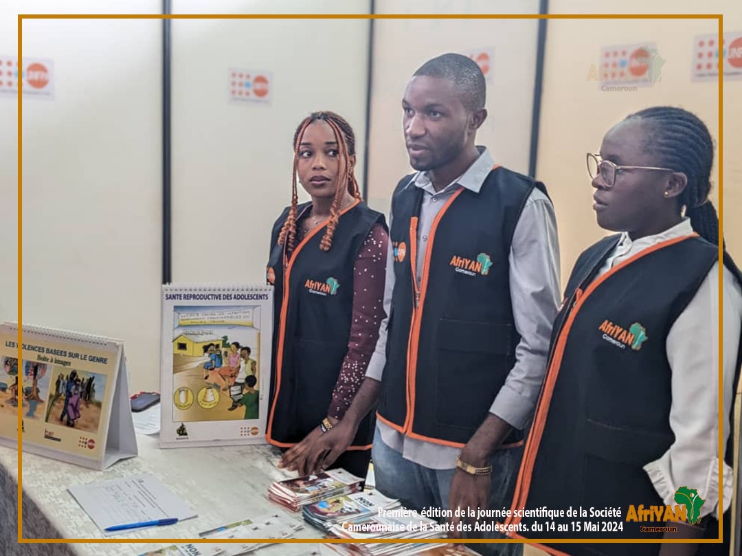AfriYAN_Camer's tweet photo. 1/3 #SOCADO2024: AfriYAN co-anime un stand avec UNFPA pr sensibiliser les ados &amp; les participants.
Du 14 au 15 mai,Ydé a abrité l'édition 1 de la Société🇨🇲 de Santé des Ados (SOCADO).Organisée ss le thème: "Ados &amp; mondialisation : défis &amp; santé en contexte de faibles ressources". https://t.co/k8EzEhHX5M