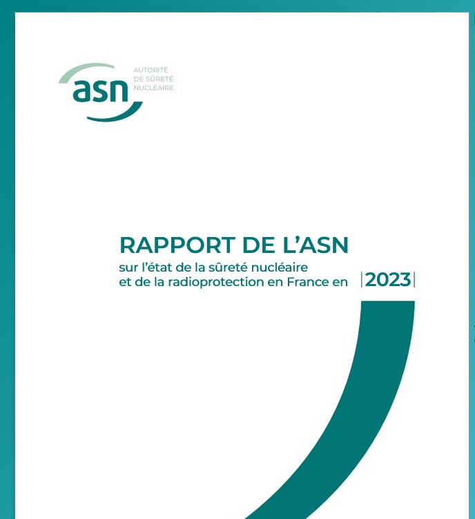 L'intégralité du Rapport de l'@ASN sur l'état de la sûreté #nucléaire et de la #radioprotection en France en 2023 est en ligne --> asn.fr/l-asn-informe/… #transparence