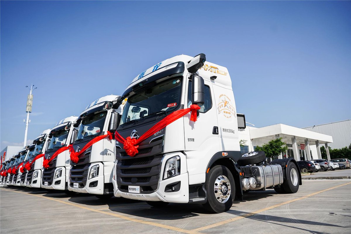 Autra Tech, Dongfeng Liuzhou Motor rolls off first-batch intelligent heavy-duty trucks. autonews.gasgoo.com/icv/70033077.h… @dongfeng_trucks #autocomponents