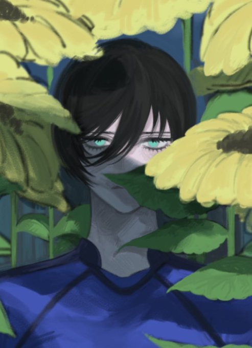 「short hair sunflower」 illustration images(Latest)