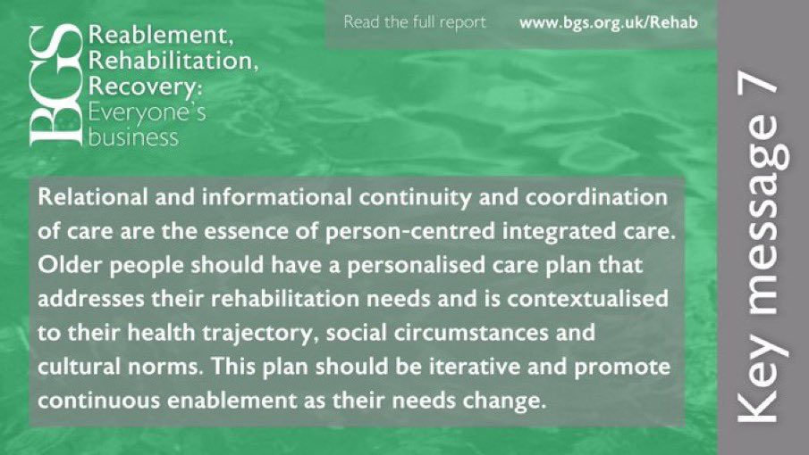 Make it personal!

That doesn’t mean we can’t have group sessions, in primary or secondary care (they can be helpful and fun for all involved).

But the overview has to be individualised.