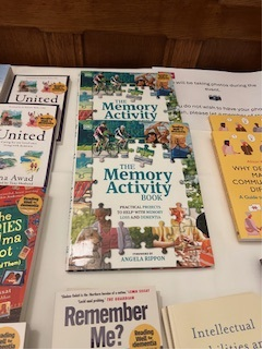 Delighted to be included in the <a href="/readingagency/">The Reading Agency</a> #ReadingWell Darllen  yn Well ar gyfer dementia reading list  <a href="/dkbooks/">DK Books UK</a> The Memory Activity Book.