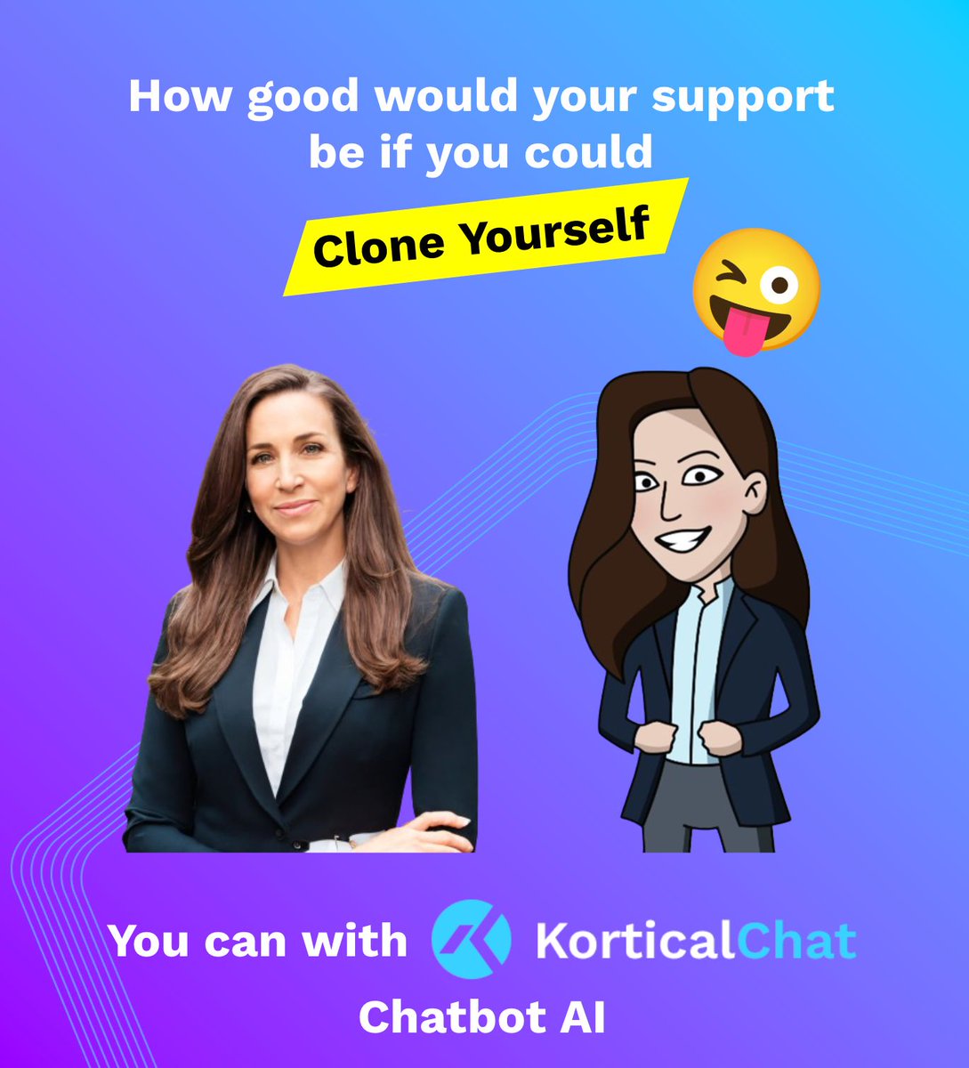 Founders, imagine if every customer interaction felt like it was coming directly from you... Tuning the GPT-4o prompt with KorticalChat is made easy, enabling you to clone your unique communication style.

Try it now for free!