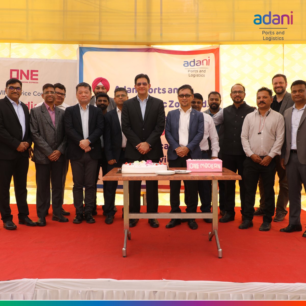 'Delighted to announce that on 15th May, #MundraPort received maiden vessel call of @OceanNetworkExp   WIN service which provides customers in northwest India with a fast and direct service to meet their needs for on-time delivery to and from North America.
This service connects