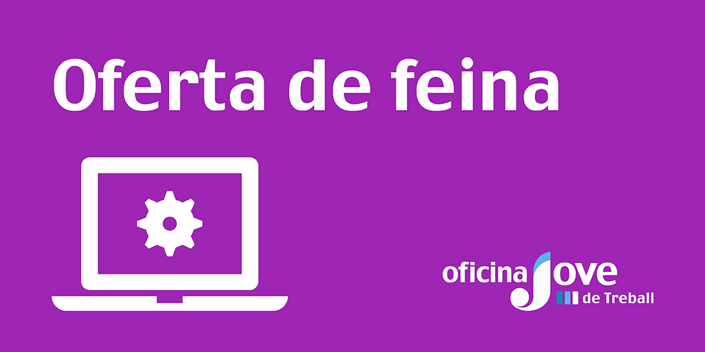 Nova oferta de feina de l'#OJTBarcelona: Personal de suport d’esdeveniments a #Barcelona Contracte fix-discontinu a jornada completa de 37,5 hores setmanals. Incorporació immediata. Més info al #Jovecat 👉 jovecat.gencat.cat/web/.content/_…