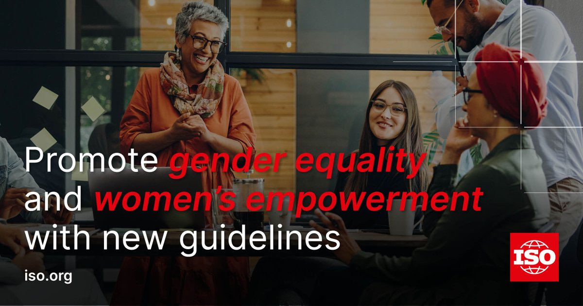 📢 New guidelines for gender equality and women’s empowerment have arrived! With a focus on overcoming inequalities arising from gender-specific roles, it's applicable to all organizations regardless of size, location or field of activity. Learn more 👇 bit.ly/4bCuCRn