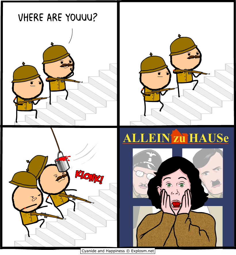 Explosm's tweet photo. They did Nazi that coming. https://t.co/vHb9dBvBue