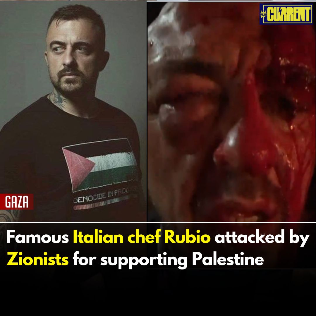 Italian Chef Gabriele Rubini was attacked by Zionist supporters of Israel outside his home after he publicly expressed support for Palestine.

To know more, head over to thecurrent.pk

#thecurrent #chefrubio #supportforpalestine 

thecurrent.pk/famous-italian…