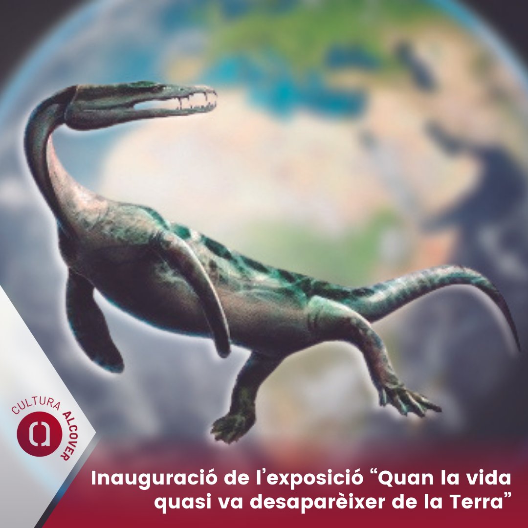 [CULTURA ALCOVER] 🦕El Museu d’Alcover acull l’exposició ‘Permo-Trias: quan la vida quasi va desaparèixer de la Terra’. La inauguració coincideix amb el #DIM24 📆 divendres 17 de maig 🕓19.00h 📍Museu d'Alcover 🎟️ Gratuït ℹ️ Més info: tuit.cat/yeocz #CulturaAlcover