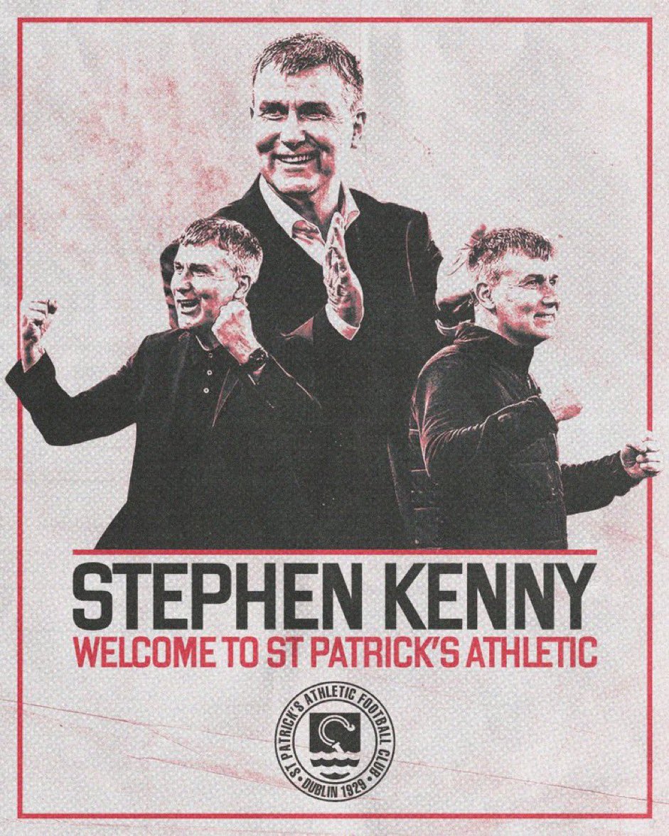 Stephen Kenny is officially the new manager of St Patrick’s Athletic! Top work from Pats getting Kenny over the line. Also great to see him back involved in the game. Best of luck Stephen🤞🏼