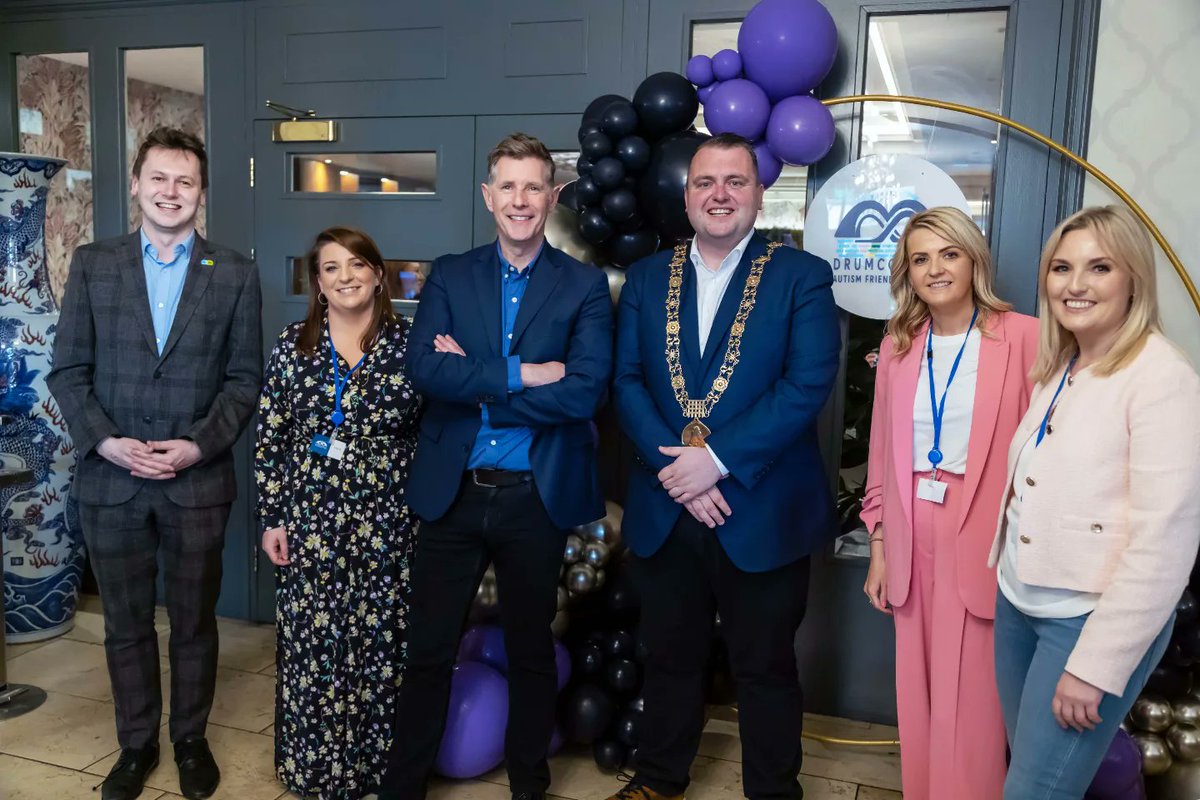 LordMayorDublin's tweet image. The Lord Mayor of Dublin, @daithideroiste, launched Drumcondra’s Autism-Friendly Village Campaign in the Skylon Hotel, alongside @AsIAmIreland CEO, Adam Harris.