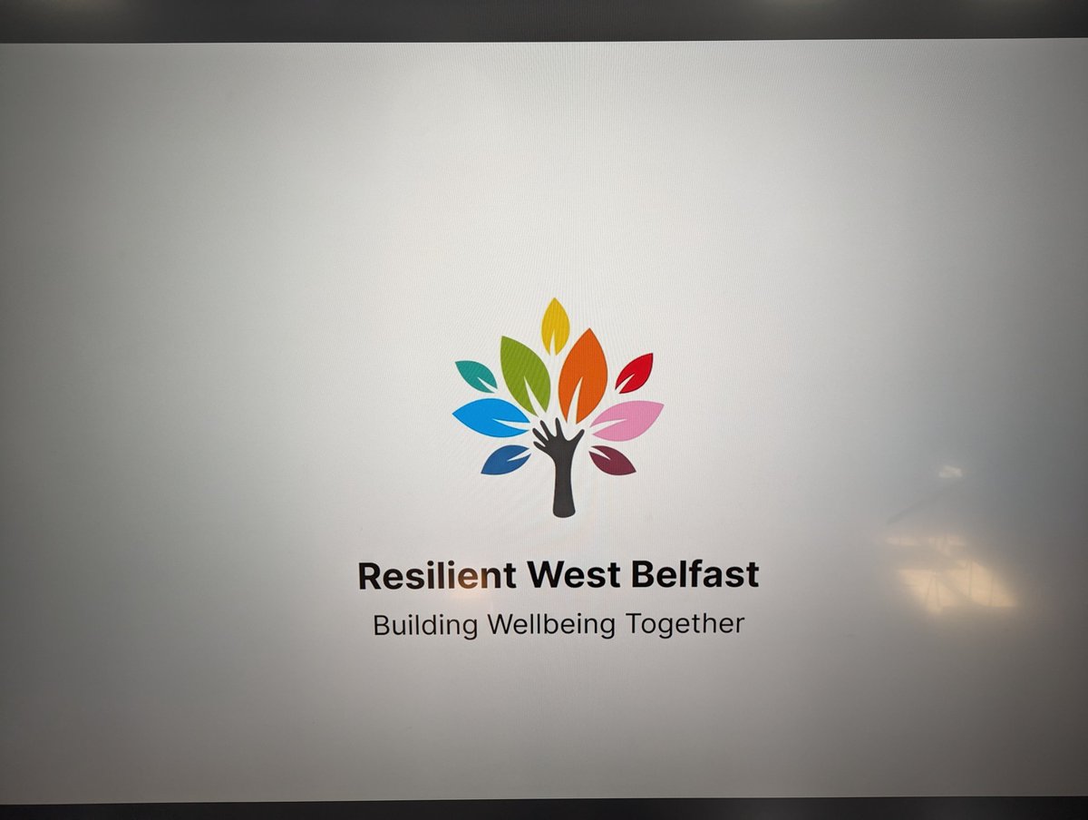 💪Set up complete ahead of the launch of our Resilient West Belfast Health app. Looking forward to welcoming our guests for the launch of this very exciting project!